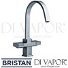 Bristan Chocolate Easyfit Sink Mixer Brushed Nickel Tap Spare Parts